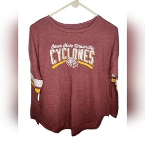 National Collegian Iowa State Cyclones Women's Long Sleeve Size M
